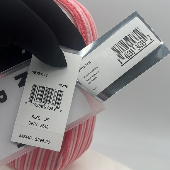 Simon Miller MINI RETRO BAG IN POWDER PINK MULTI - Picture 11 of 16